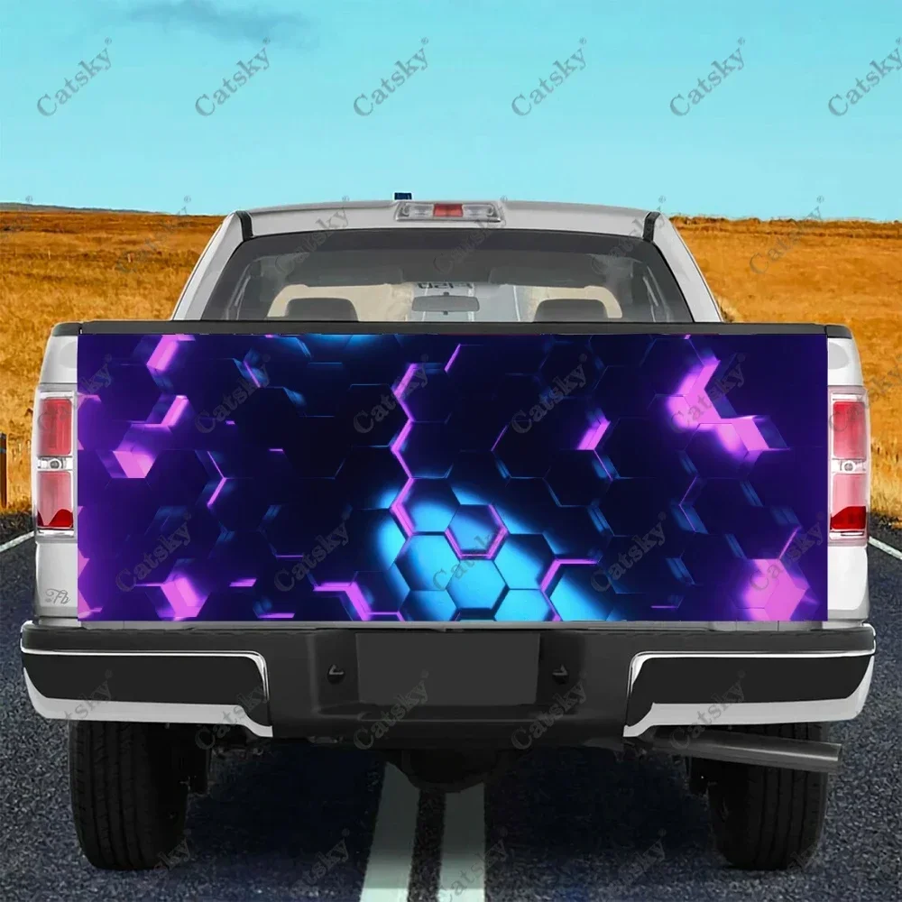 honeycomb hexagon Car sticker rear car rear appearance modification package suitable for car truck sticker