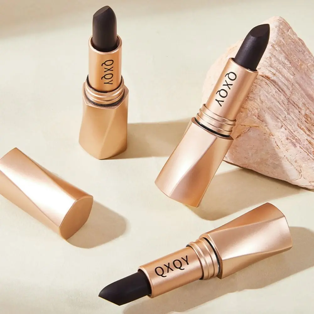 Coloración de lápiz labial mate de larga duración brillo de labios impermeable bálsamo labial Multicolor sólido belleza