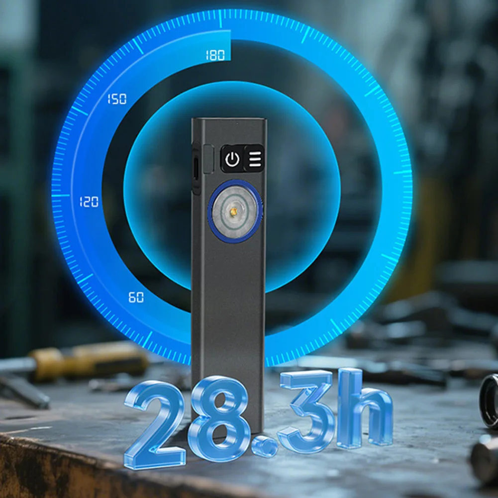 

650 Lumen Flashlight USB-C Rechargeable with Strobe SOS High Low Modes and Integrated Clip for EDC Applications