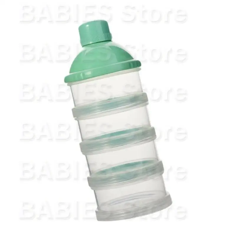 

C9GB Baby Formula Storage Container with 4/5 Compartments Easy Wash Toddler Dispenser Multipurpose Baby Storage Box