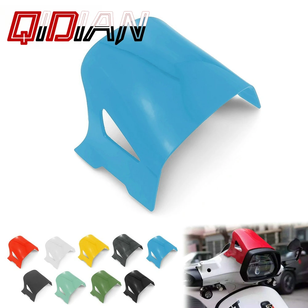 

Motorcycle ABS Headlight Windshield Front Head Lamp Cap Visor Cover For Vespa Sprint 50 150 2013-2023 2024 Accessories