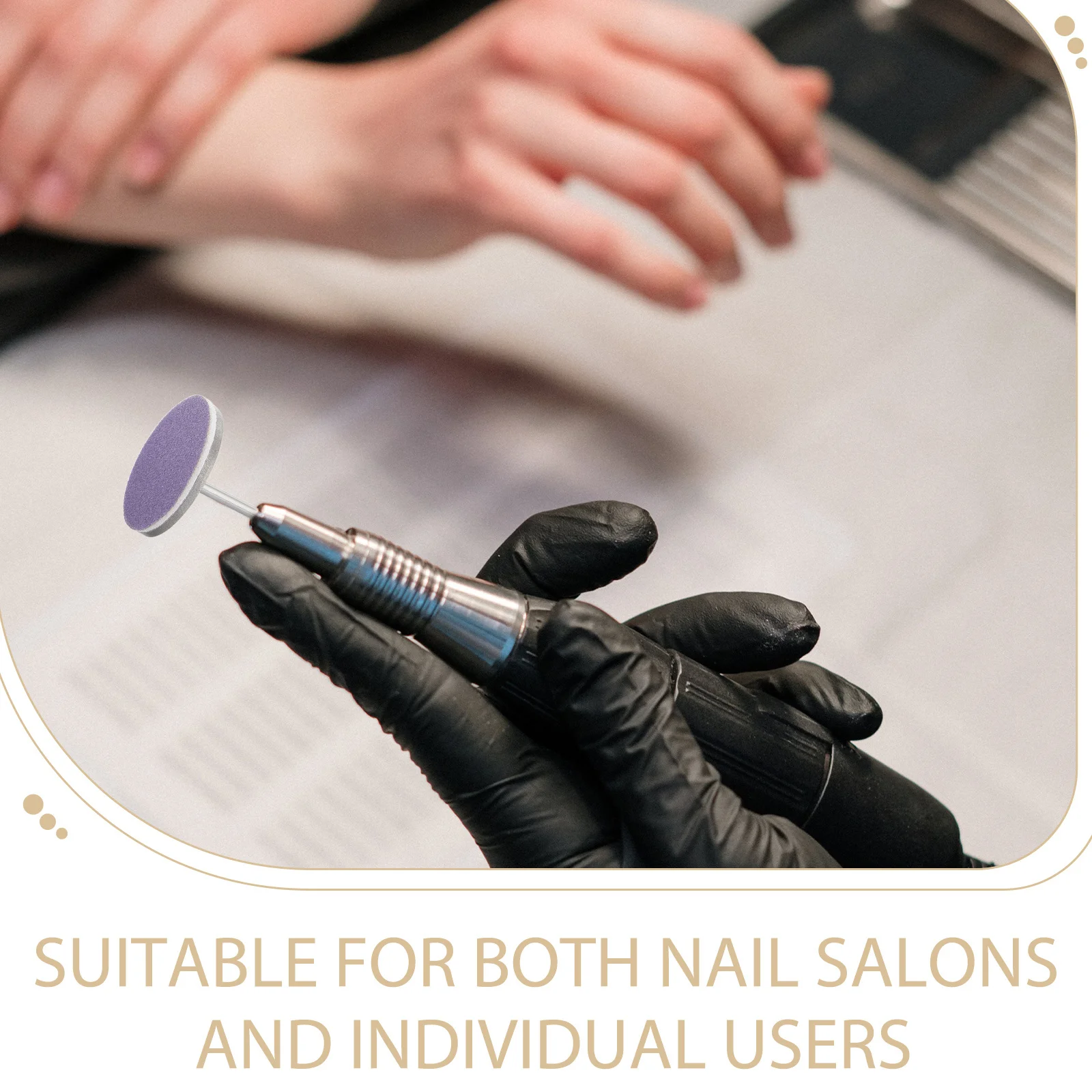 60 pezzi dischi abrasivi per unghie pedicure in metallo dischi di carta vetrata per piedi rimozione calli punte per trapano per unghie accessori per trapano per manicure