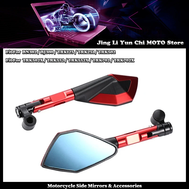 

Fit For Benelli BN302 TRK702 125 502 552 X TRK251 BJ300 Motorcycle Fixed Wind Wing Competitive Rearview Mirror Reversing Mirror