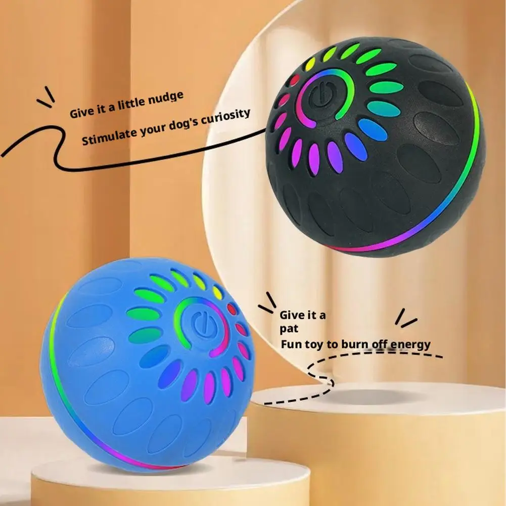Smart Dog Toy Ball Automatic Interactive Pet Electronic Rolling USB Rechargeable Moving Bouncing for Puppy to Large dog Chew Toy view 6