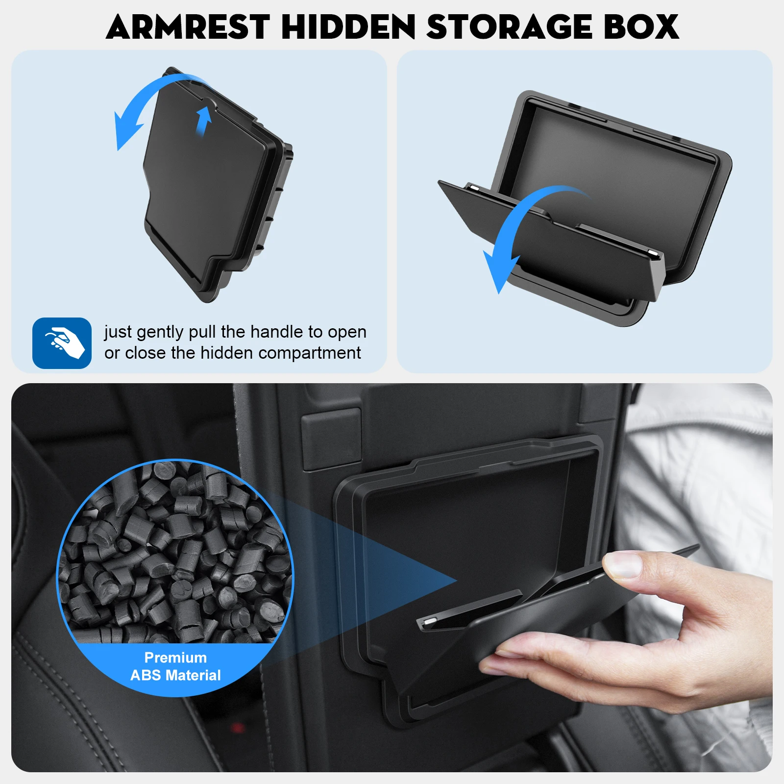 Kunist for Tesla Model Y Juniper 2026 Center Console Tray Cup Holder Accessories