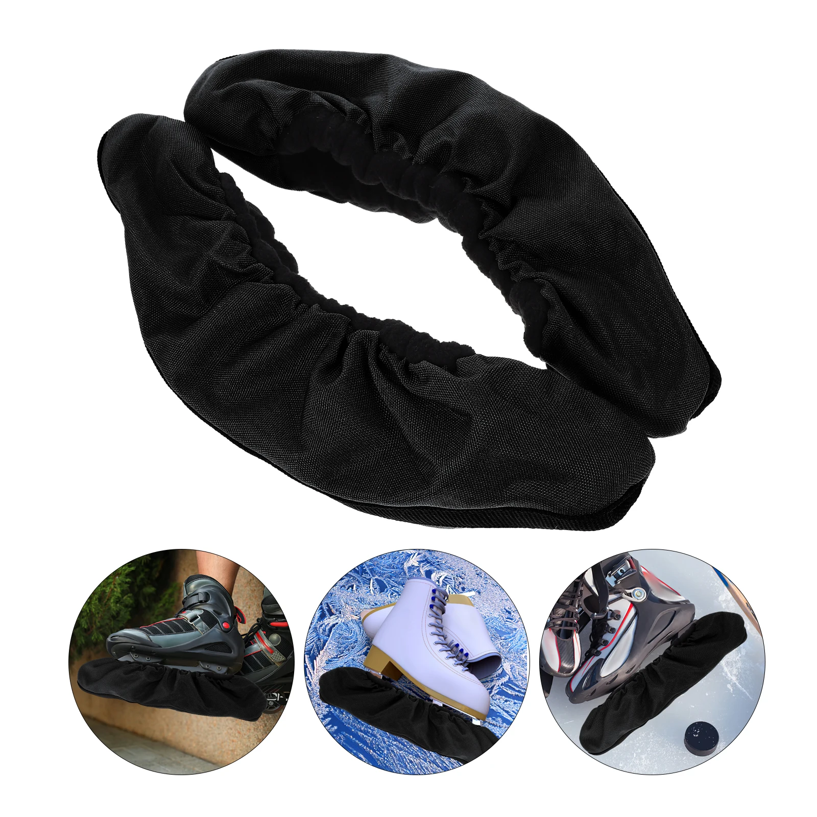 1 زوج حراس التزلج على الجليد دائم البوليستر شفرة حماة للهوكي التزلج على الجليد حماية التزلج شفرات الحرس الزلاجات #5