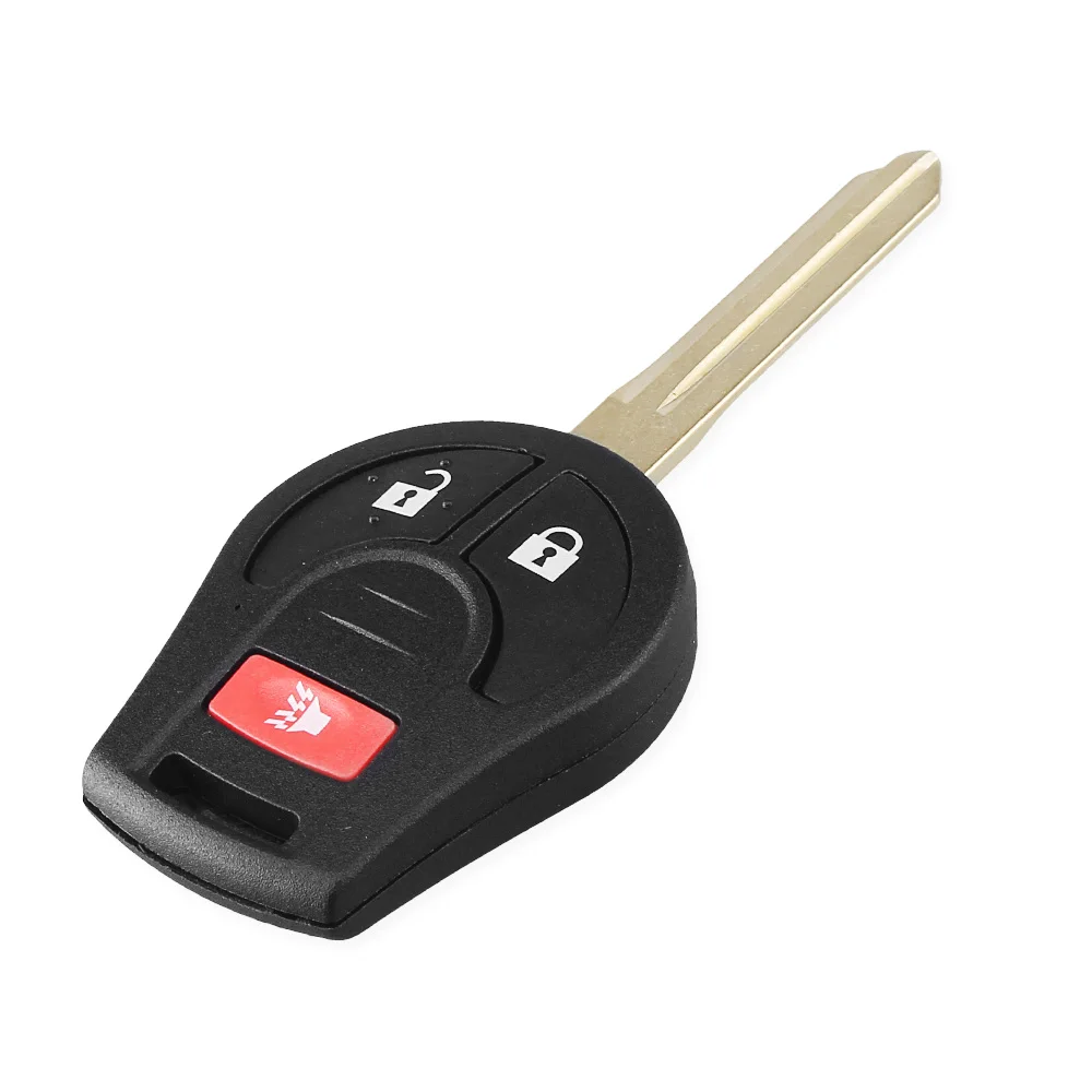 KEYYOU 3 2 + 1 pulsanti nuovo telecomando portachiavi portachiavi per Nissan Cube S SL Rogue