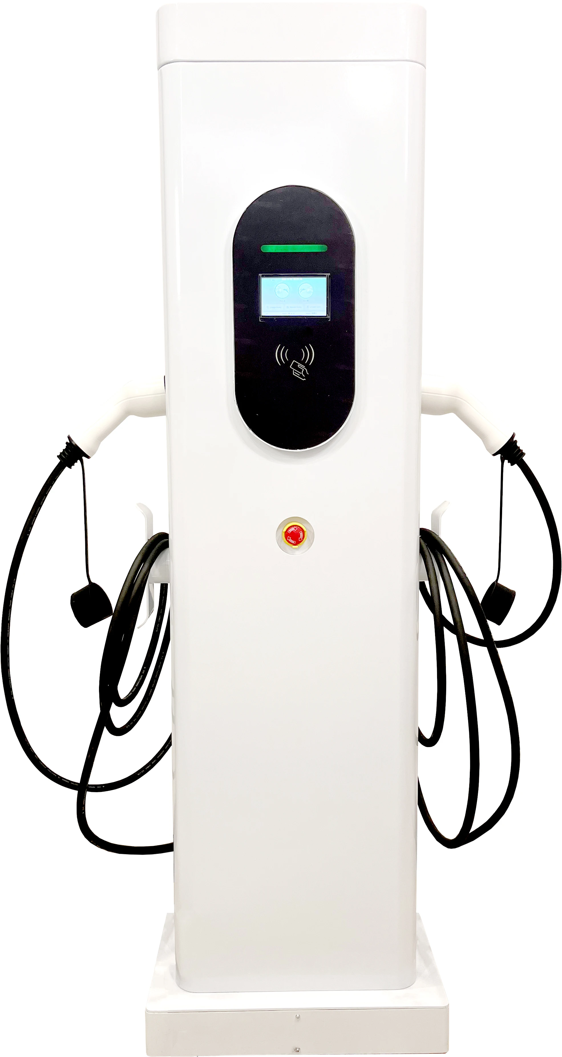 2026 Manufacturer of 7KW 11KW 22KW Double Gun Floor-Mounted EV Charging Stations Type 2 GBT J1772 TYPE 1 OCPP Electrical Charger