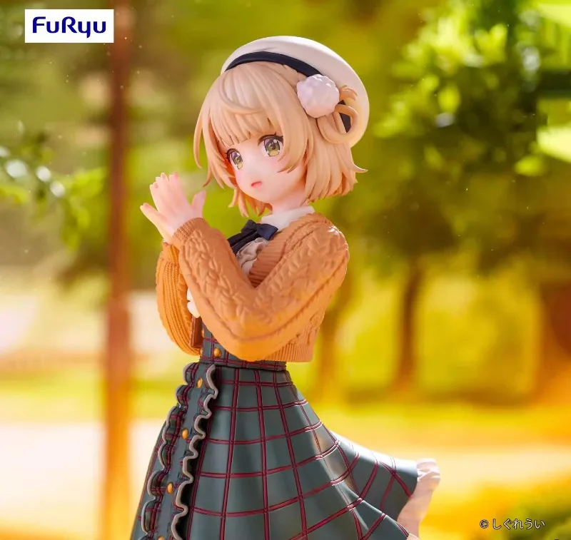 FuRyu حقيقية الثلاثي-Try-iT الشكل الظاهري YouTuber Shigure Ui أنيمي الشكل عمل لعب للأطفال هدية الكريسماس تحصيل نموذج