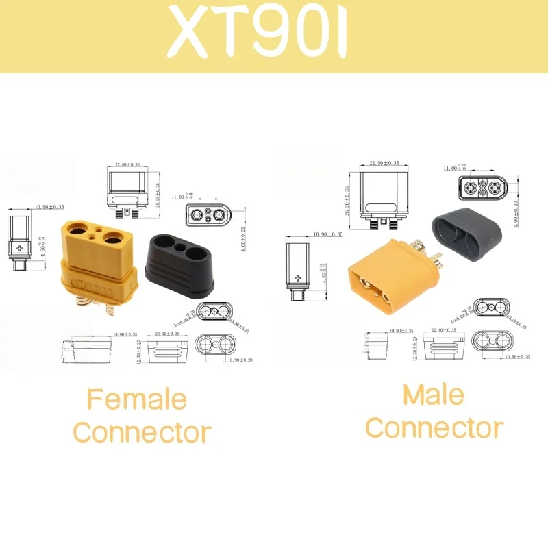 5/10/20 زوج، XT30 XT60 XT90، موصلات نوع رصاصة منافذ طاقة ذكر أنثى لموصلات محرك بطارية ليبو RC بدون طيار xt60