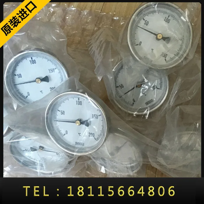 WIKA Bimetal Thermometer EN13190 Series 46, 50, 52, 55 Axial Universal, Imported From Germany