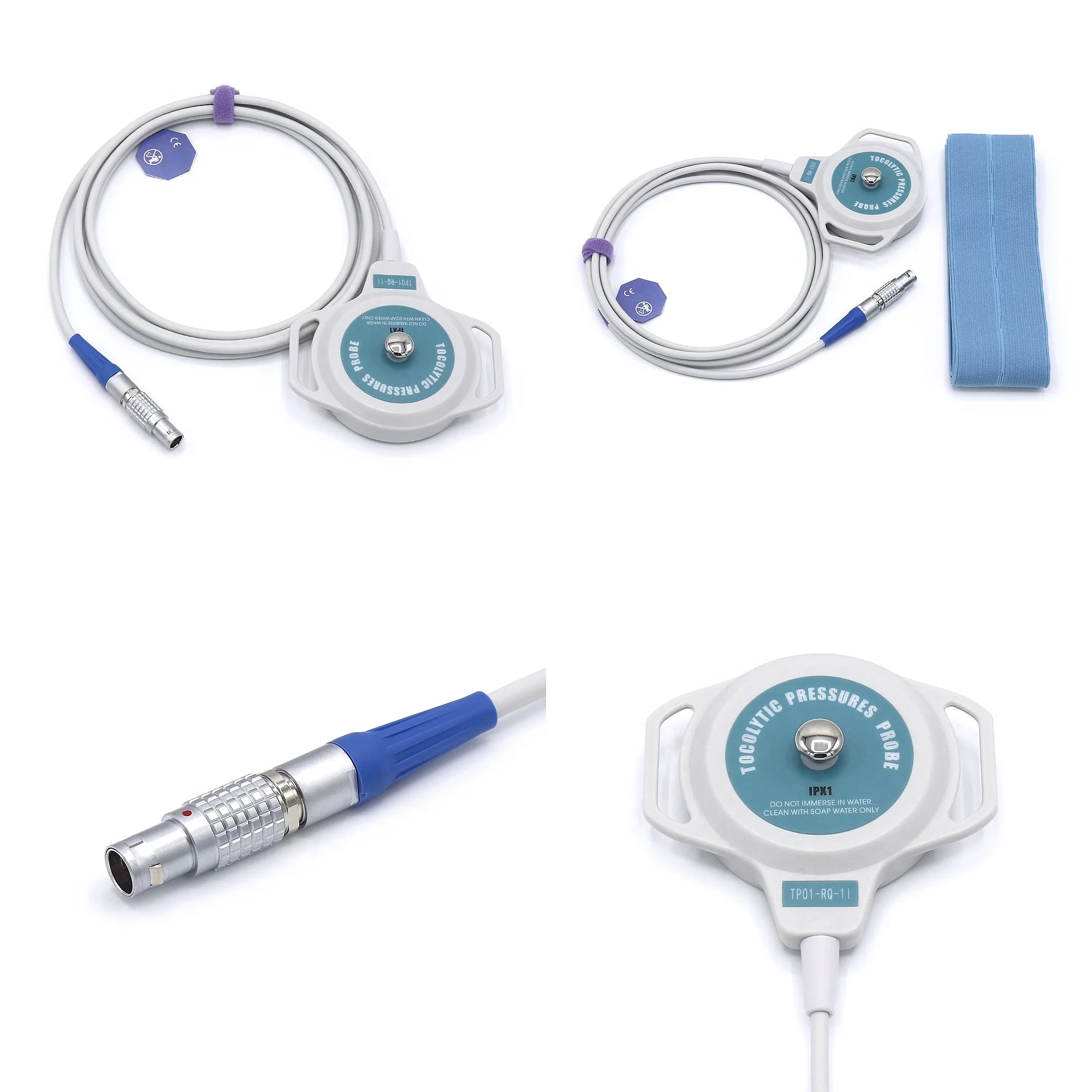 BD4000 Compatible 5-Pin LEMOs TOCO Transducer, Reusable Uterine Contraction Probe