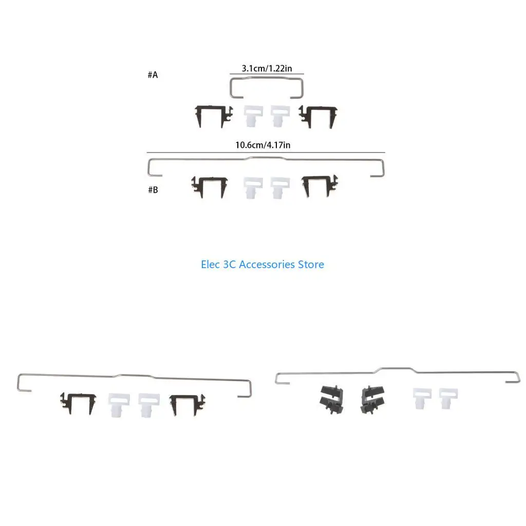 Y51A Costar Stabilizers Balancing Pole Plate-mounted 6.25u 2u For MX Switches