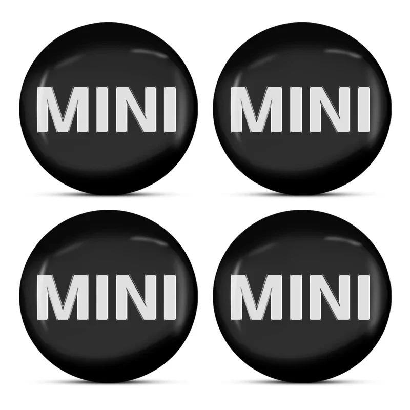 4pcs Car Wheel Hub Center Caps Auto Rim Cover Sticker Car Styling For BMW MINI Cooper One JCW Clubman Countryman R55 R56 F55 F56