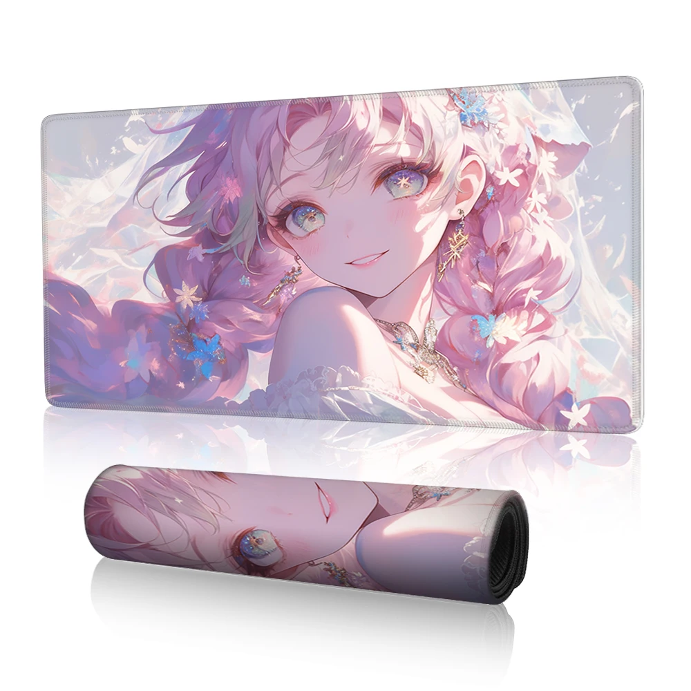 

Anime Mouse Pad Compatible for Demon Slayer,Large Game Mouse Mat,Rubber Desktop Mat,Desktop Protector,Keyboard Pad (240712)