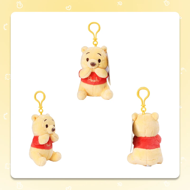 Disney Winnie the Pooh Piglet Doll keyring Plush Toy Backpack Pendant Cartoon & Cute Children\'s Toy Birthday Present