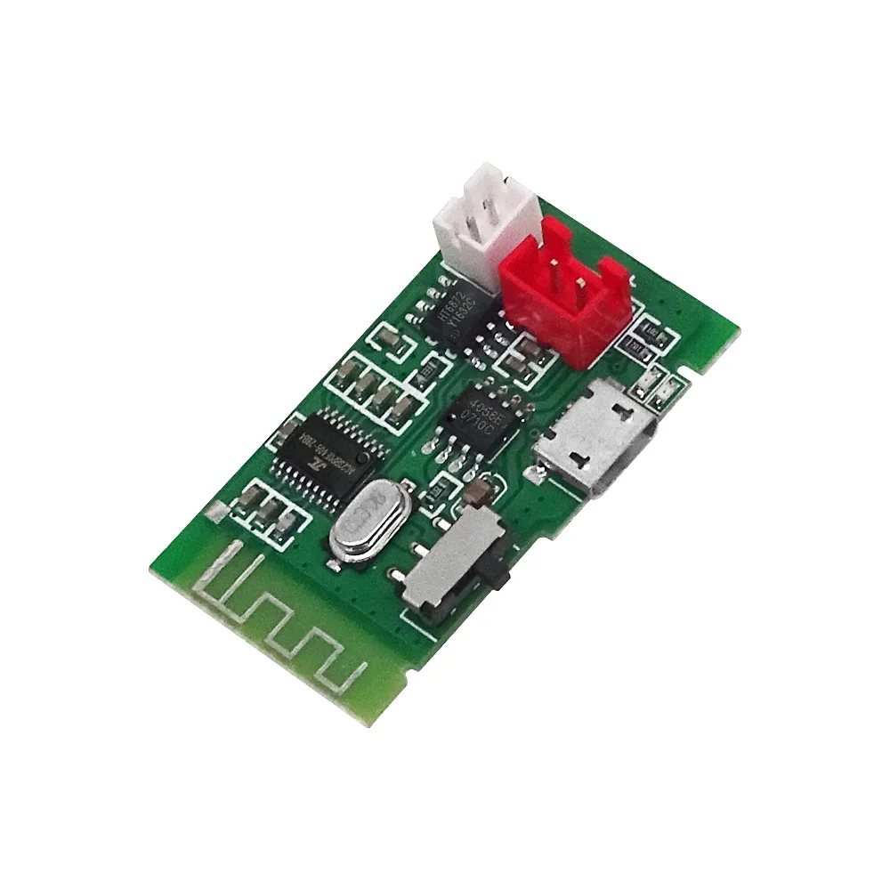 4 Euro 3W Mono Bluetooth Amplifier Board PCBA Battery Charging Function 3.7V Lithium Battery Bluetooth Module