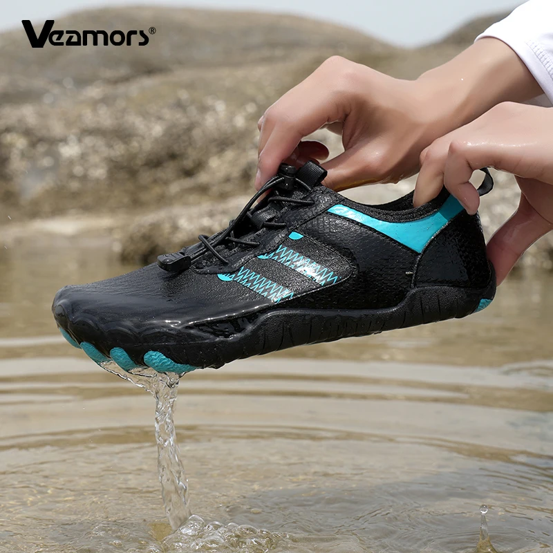 

Breathable Women's Beach Aqua Shoes Men Quick Dry Wading Sneakers Light Non-slip Outdoor Water Sports Shoes for Trekking Camping