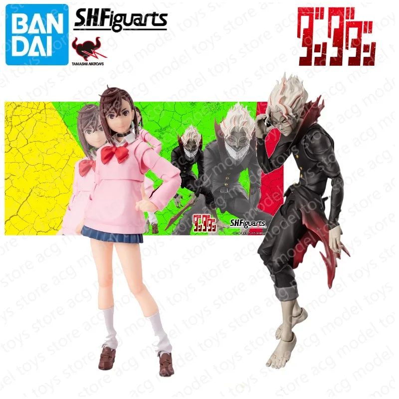 Original Bandai S.H.Figuarts SHF Dandadan  Momo Okarun (Transformed) DAN DA DAN Anime Action Figure Toy Gift Model Collection