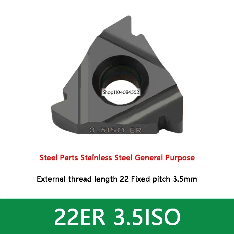 

CNC High Quality External Thread Insert 22ER 3.5ISO 4.0ISO 4.5ISO 5.0ISO 5.5ISO 6.0ISO