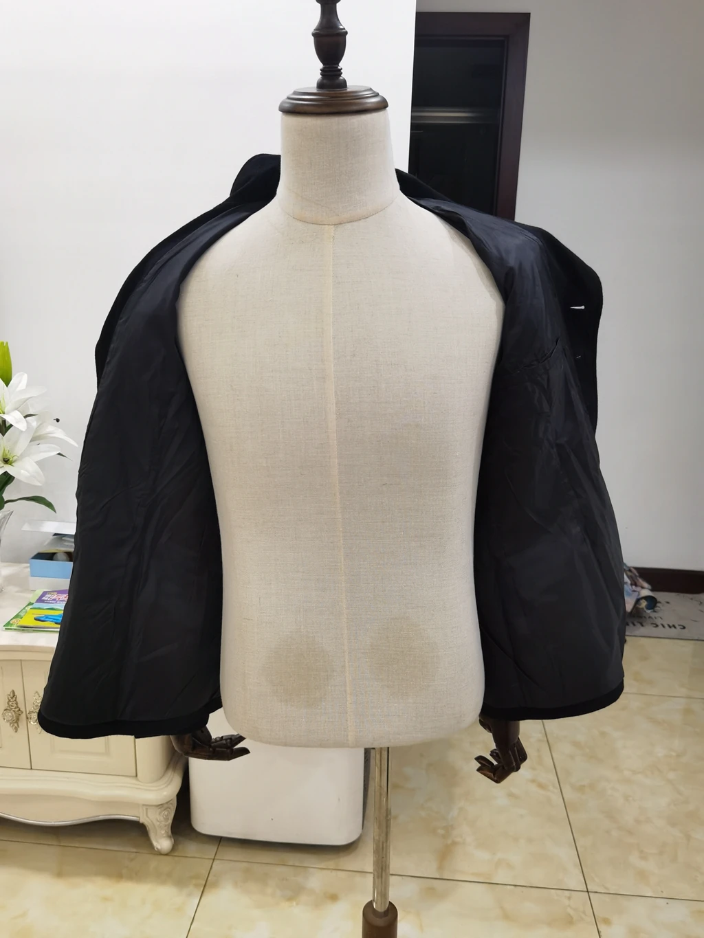 제2차 세계대전 WW2 독일 육군 M32 블랙 울 튜닉 재킷 유니폼 군사