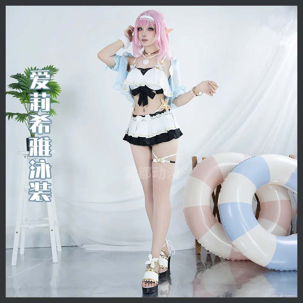 Elysia Sex Dress Cosplay Costume Game Honkai Impact 3rd Anime Women Role Play Clothes Carnival Party Suit Plus Size XS-3XL 2024