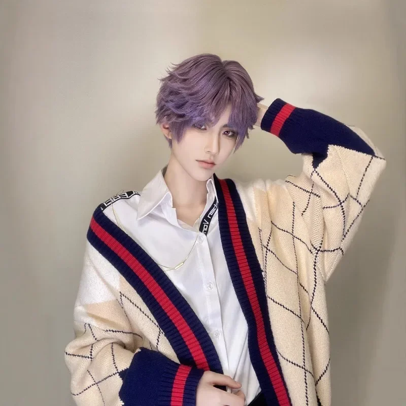 لعبة الحب والمساحة العميقة التأثيرية كوسبلاي رافاييل كوس سترة غير متماثلة قميص سترة للرجال حفلة كرنفال الهالوين أنيمي كون