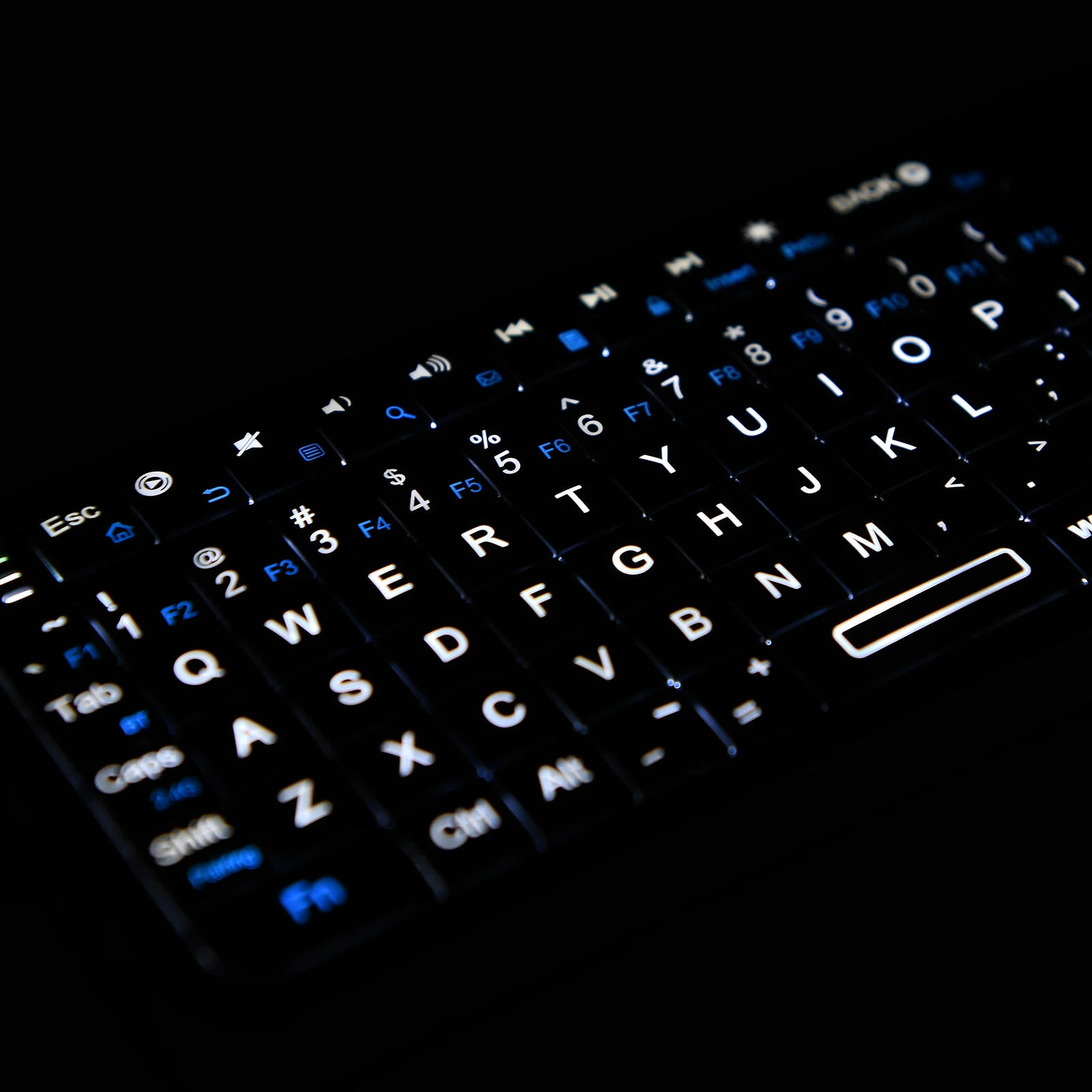 Rii-mini teclado bluetooth k06, retroiluminado, 2.4ghz, sem fio, com touchpad de aprendizagem ir, caixa de tv android, mac, laptop, windows