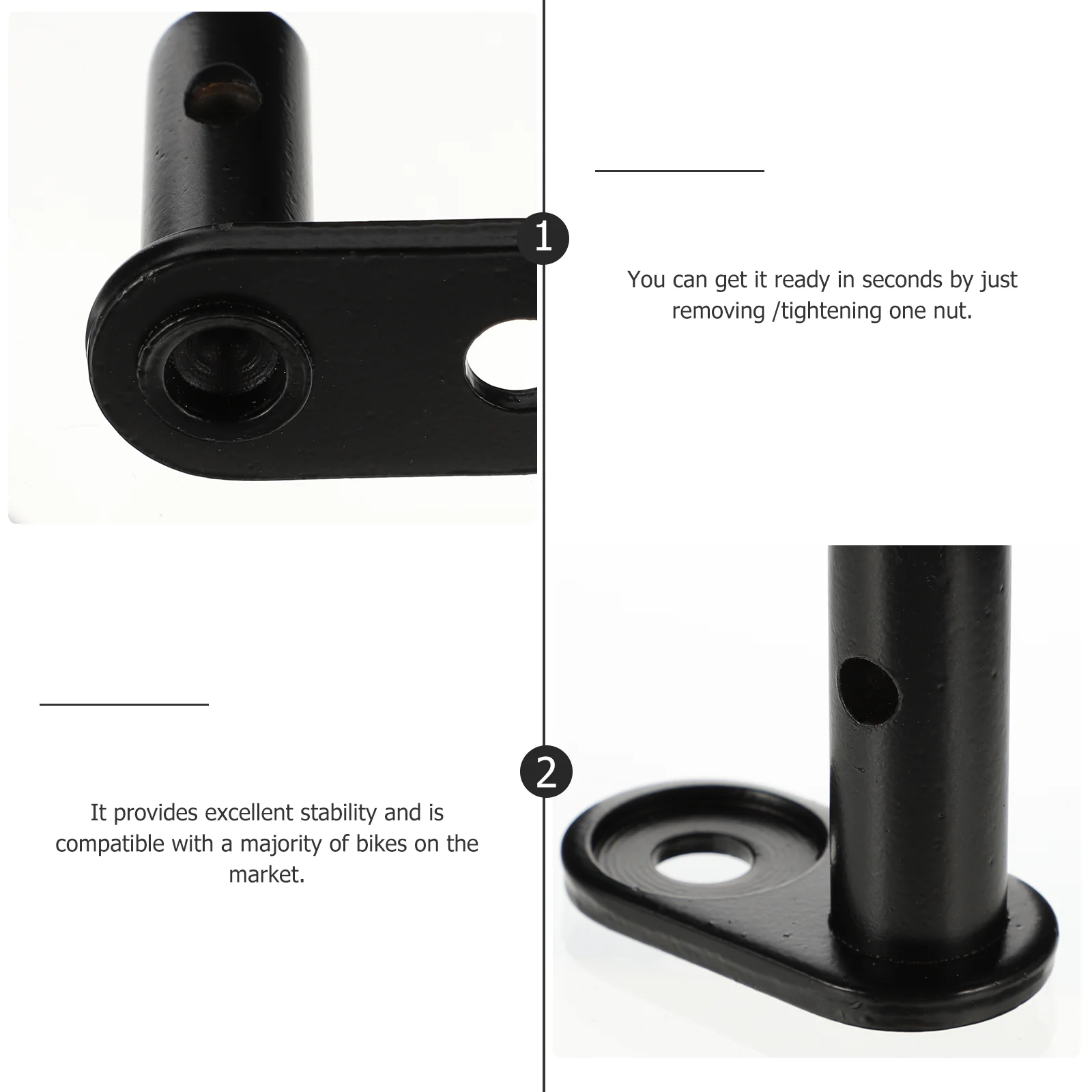 Hook Trailer Hitch Bike Accessories Simple Connector Linker Coupler for Black Attachment Child