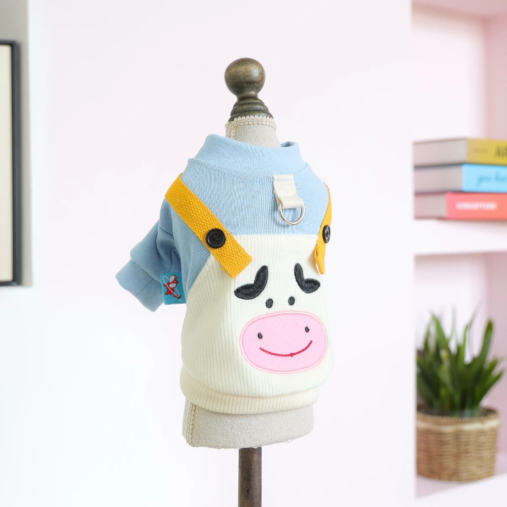 Puppy Clothes, Happy Puppy Things, Cute Calf Back Bag Sweater, A Must for Cute Pets, Suitable for Puppies and Cats