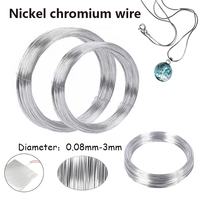 0.08-3mm Nichrome Wire 50-1meter NiCr Alloy Heating Wire for Foam Cutting & Electric Heating, Chromium Resistance Wire
