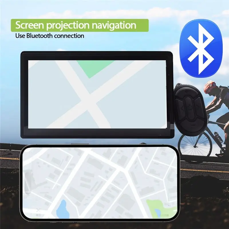 A29F-H8 Electric Bicycle Lcd Display+Controller Screen Projection Navigation Digital Stopwatch Speedometer Ebike Meter
