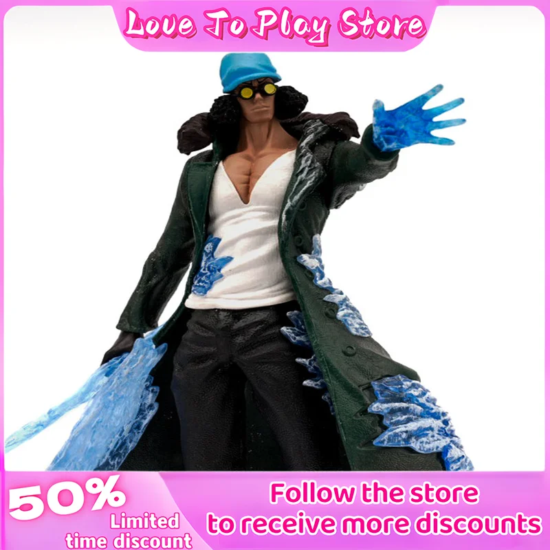 

31cm One Piece Series Big Player Blue Pheasant Navy Admiral Kap Aini Road Gk Statue Action Figurine Model Ornament Holiday Gift