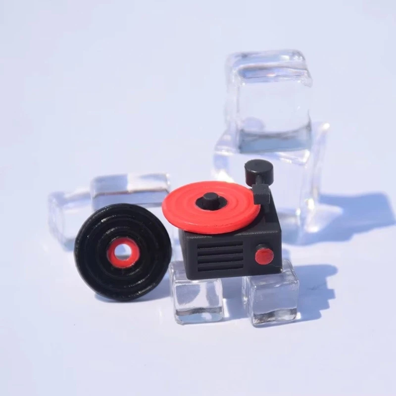 Harzschlüsselkaps in Rekordplayer -Form für Musikbegeisterte und Keyboards 601f