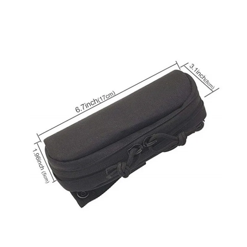 Étui à lunettes MOLLE pour cochon dose, boîte à lunettes de protection antichoc, étui à lunettes de soleil extérieur portable, 1PC