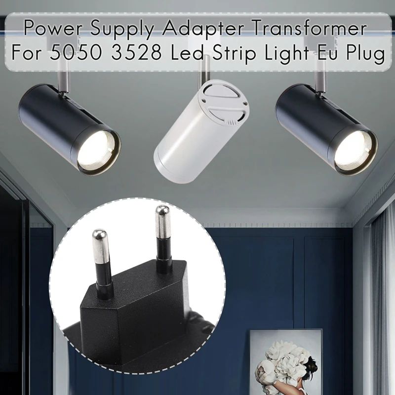 12 فولت 2A 24 واط محول التيار الكهربائي محول ل 5050 3528 Led قطاع ضوء الاتحاد الأوروبي Plug-PZZW