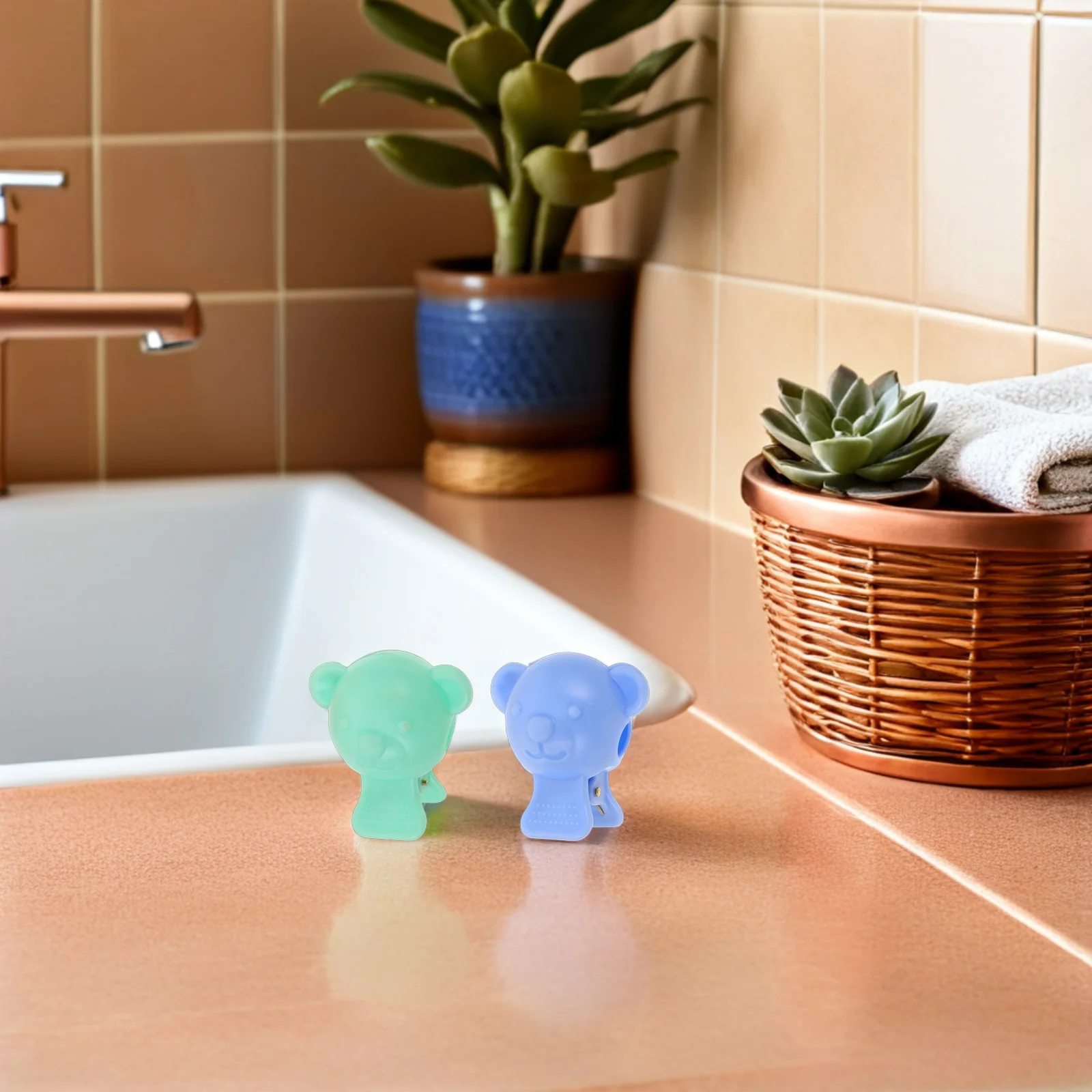 

6Pcs Toothbrush Head Covers Cute Cartoon Design Portable Travel Clip-on Toothbrush Protector Caps for Kids Adults Bathroom