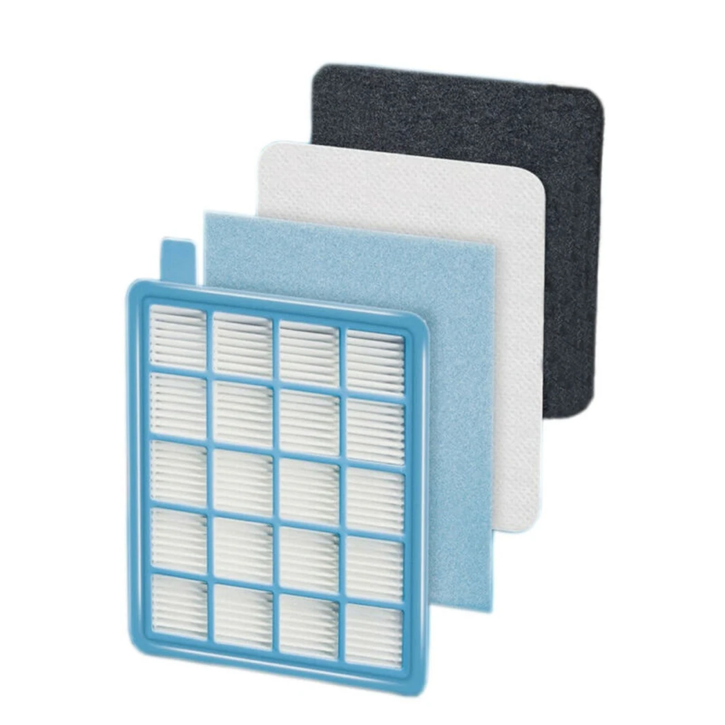 1PC EPA 10 Filter & 2PC Foam Tray & 4pc Foam Filters For Vacuum Cleaner FC8477/91 FC9321/09 FC8470/01 PowerPro Compact