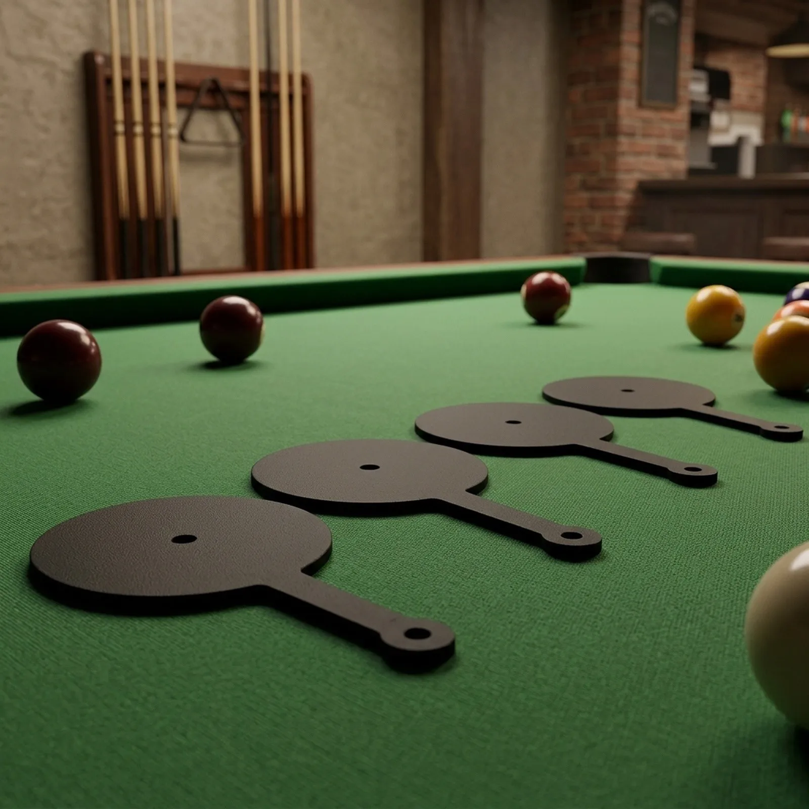 Billiards Practice Pads Aiming Practice Billiard Training for sessions Lightweight And Sturdy Training Black Billiards