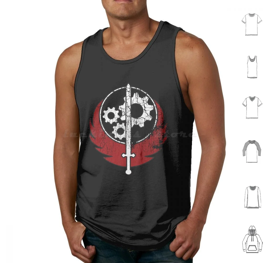 Worn Appalachian Brotherhood Of Steel Tank Tops Vest Sleeveless 1 2 3 New Vegas Fonv Fo3 Fo2 Fo1 Enclave The Enclave Enclave