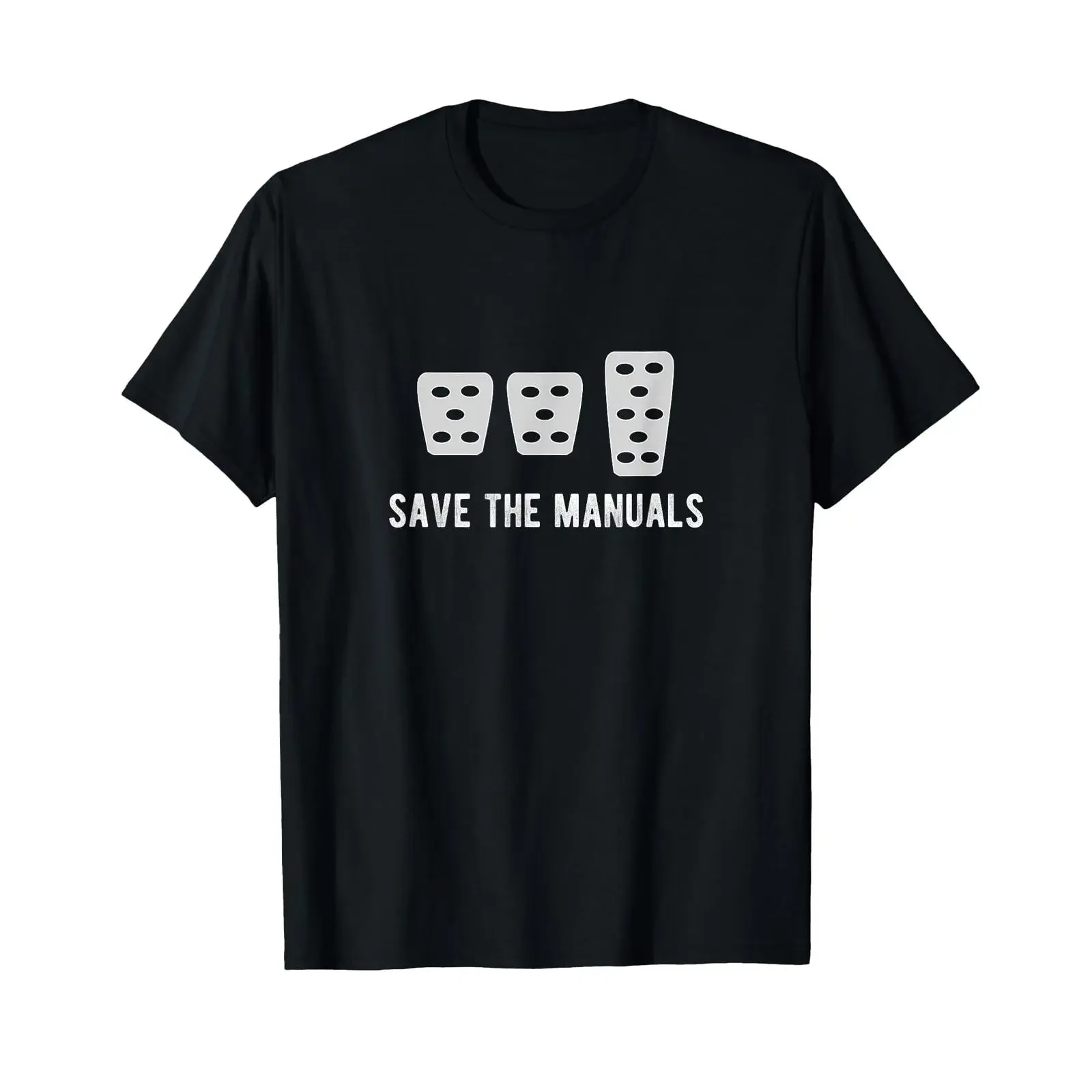 Save The Manuals Stick Shift Car Lover T Shirt vintage Washed Top For Everyday Wear Stylish homme graphic Breathable Slightly