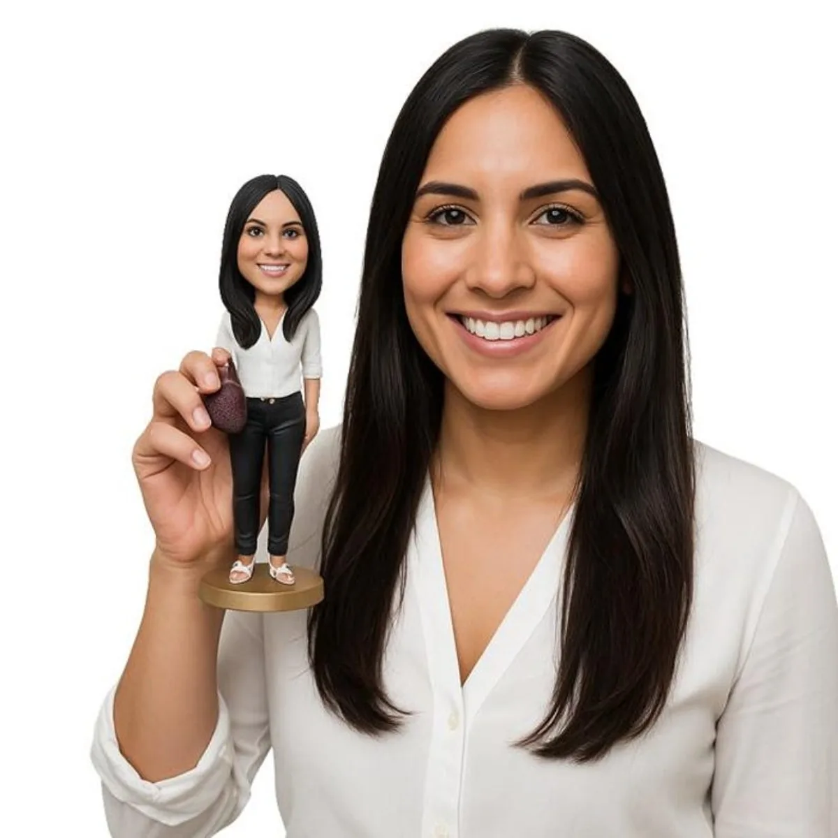 

Personalized Handmade Bobblehead Clay Doll Bobbleheads Figurines Custom Photo Sculpture One Of A Kind Gift