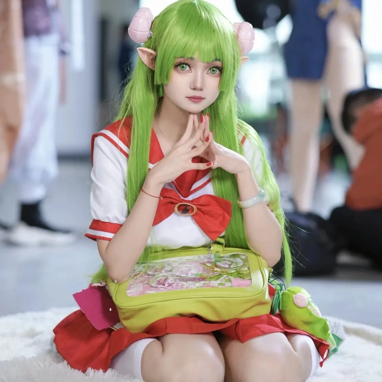 อะนิเมะยินดีต้อนรับสู่โรงเรียนปีศาจ Iruma-kun Valac Clara คอสเพลย์ชุดวิกผมรองเท้าผู้หญิงชุด JK อุปกรณ์เสริมผม Hallowmas