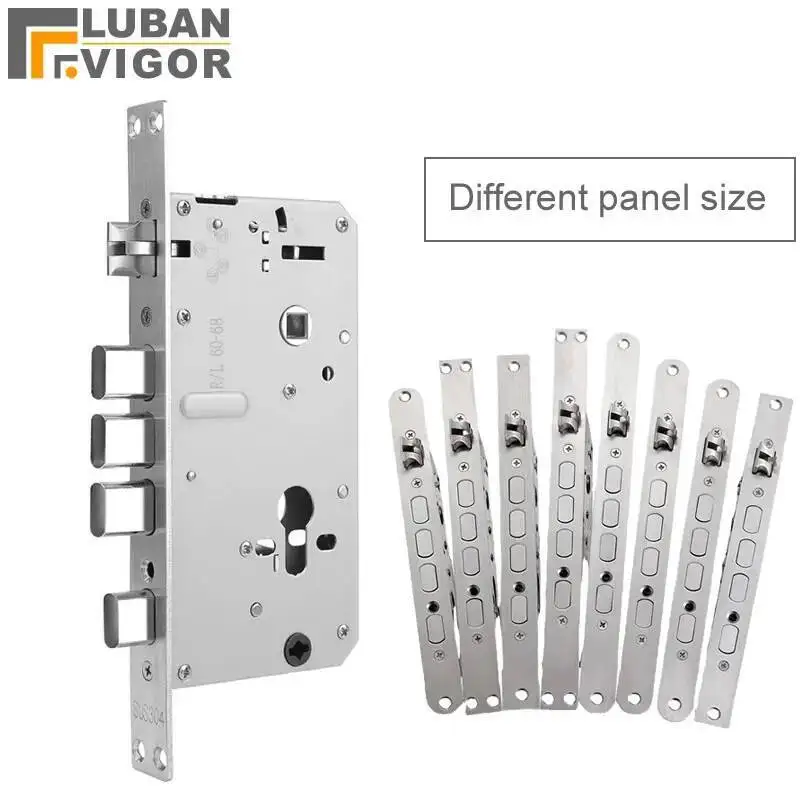 

Fingerprint Dedicated Body Internal Gear Structure Anti Stuck Smart Lock 6068 Padding For Various Panel Sizes