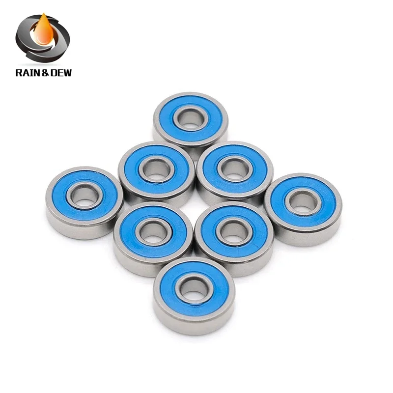 

686-2RS Bearing 6x13x5mm 10PCS ABEC-7 Miniature Hobby Electric RC Car Truck 686 RS 2RS Ball Bearings 686RS Blue Sealed