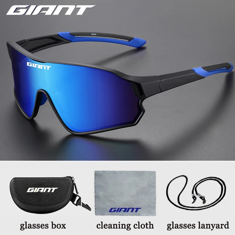 GIANT Fahrradbrille UV400 Anti Fog REVO Linsen HD Clarity MTB/Rennrad Sonnenbrille Männer und Frauen