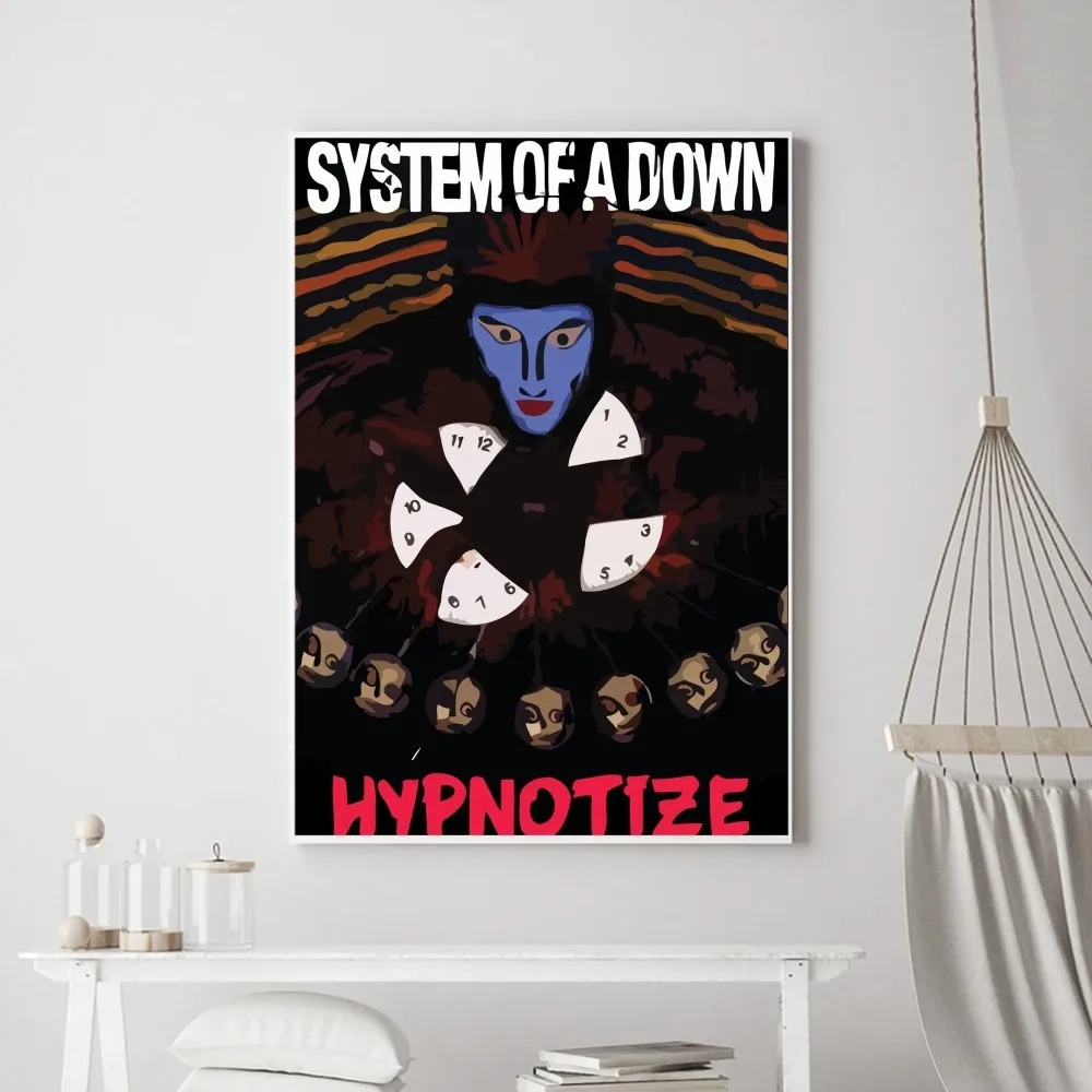 System of a Down Band Poster Prints Poster Wall Painting Bedroom Living Room Wall Bar Restaurant Sticker Small