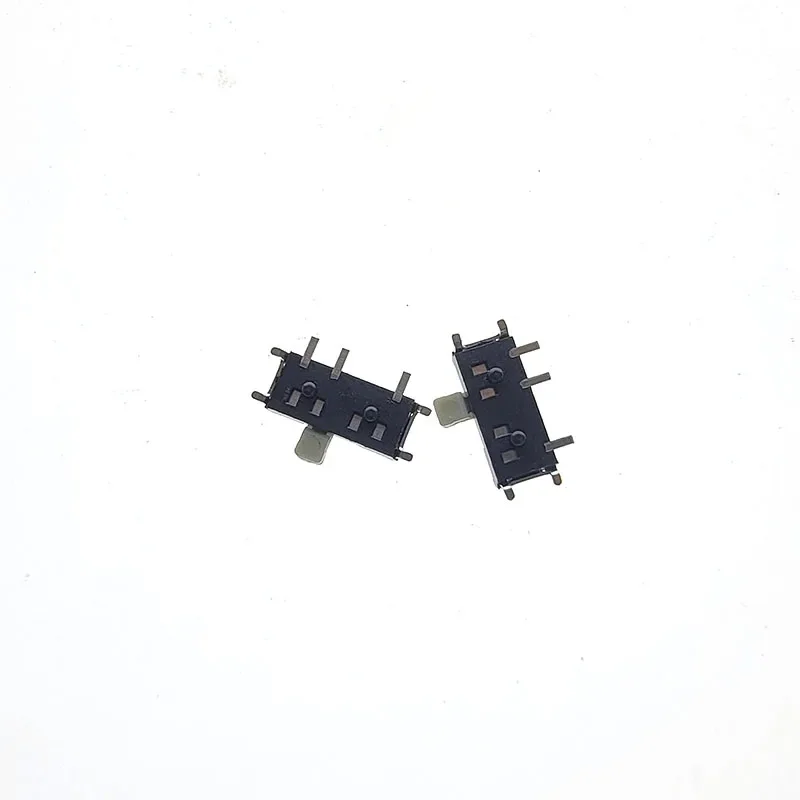 10PCS MSK-12C02 12C03 Slide Switch Micro-power Toggle Switch 7Pin 8Pin Single row orizontal Sliding Second Gear Third Gear