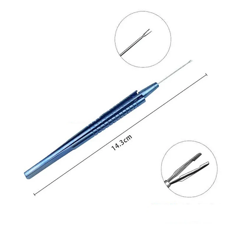 

Titanium Alloy Capsulorhexis Forceps 23G Intraocular Ophthalmic Micro Instruments