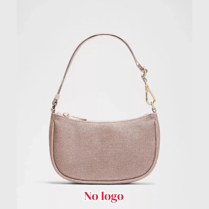 

City Essentials Mini Shoulder Bag 1L Glitter Bag, Women's Casual Half-moon Bag, Luxury brand Handbag for Ladies Everyday Style